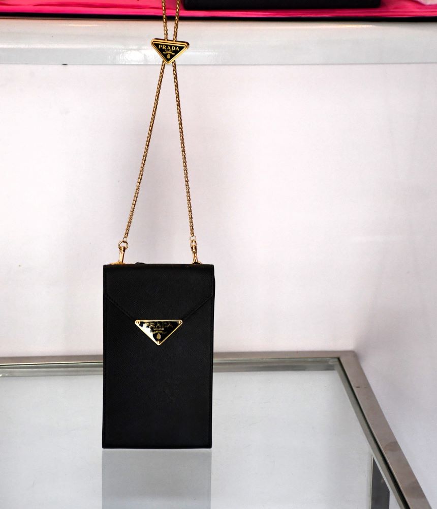 Prada Saffiano Leather Mini Shoulder Bag