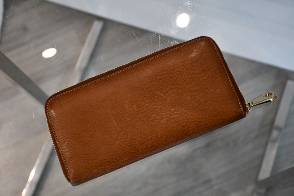 Mulberry Continental Oak Leather Wallet