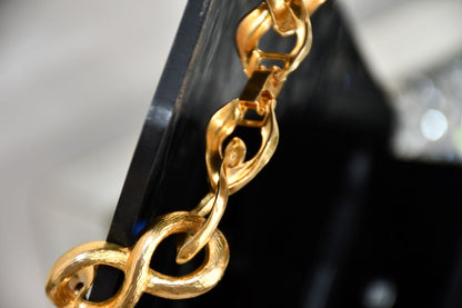 Reworked Dior Heart Padlock Pendant on to Chain Necklace