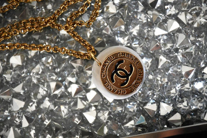 Reworked Chanel CC Button Chain Necklace