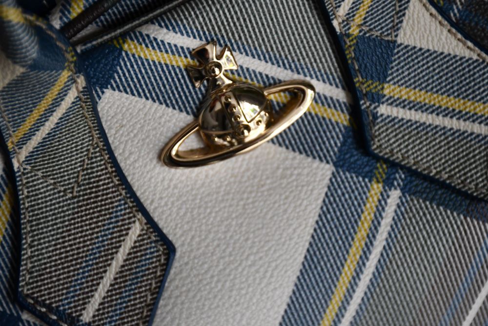 Vivienne Westwood Yasmine Continental Tartan Handbag