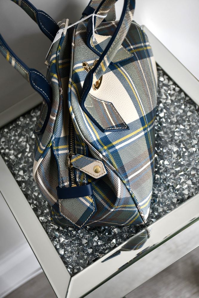 Vivienne Westwood Yasmine Continental Tartan Handbag