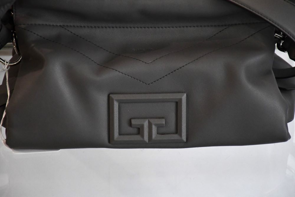 Givenchy Grey Leather Shoulder Bag