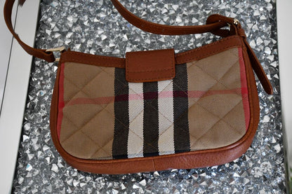 Burberry Check Quilted Shoulder Bag