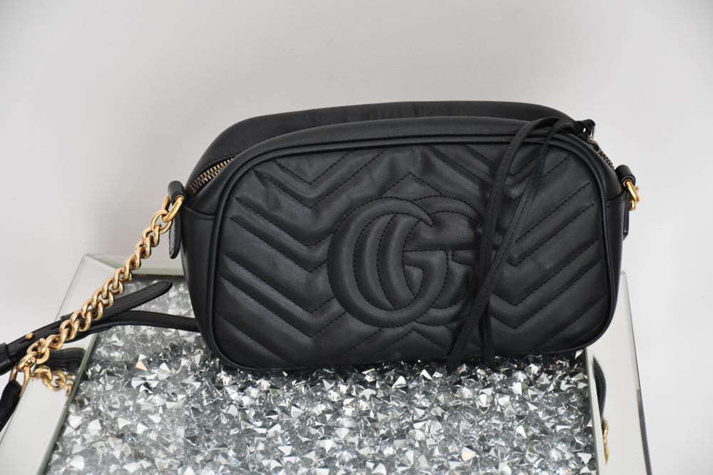 Gucci GG Marmont Leather Crossbody Bag