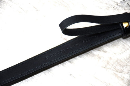 Gucci GG Patent Leather Skinny Belt