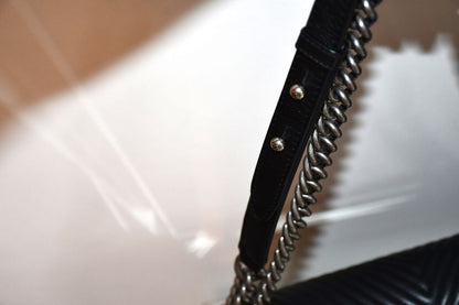Chanel Chevron Lambs Leather Medium Boy Bag