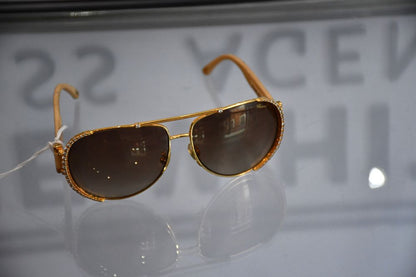 Chopard Aviator Diamante Sunglasses