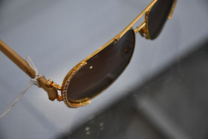 Chopard Aviator Diamante Sunglasses