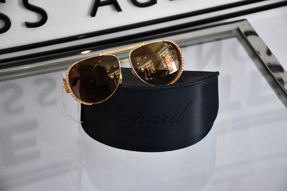 Chopard Aviator Diamante Sunglasses