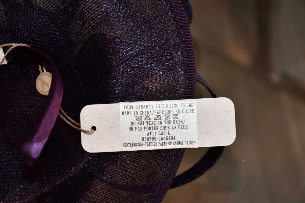 Jacques Vert Purple Hatinator BNWT