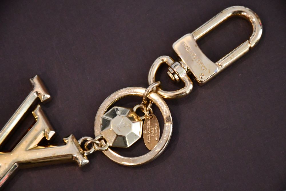 preowned Louis Vuitton Facettes NM Bag Charm and Keyring