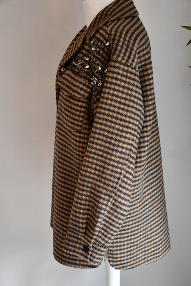 Sandro Paris Check Wool Jacket (12)