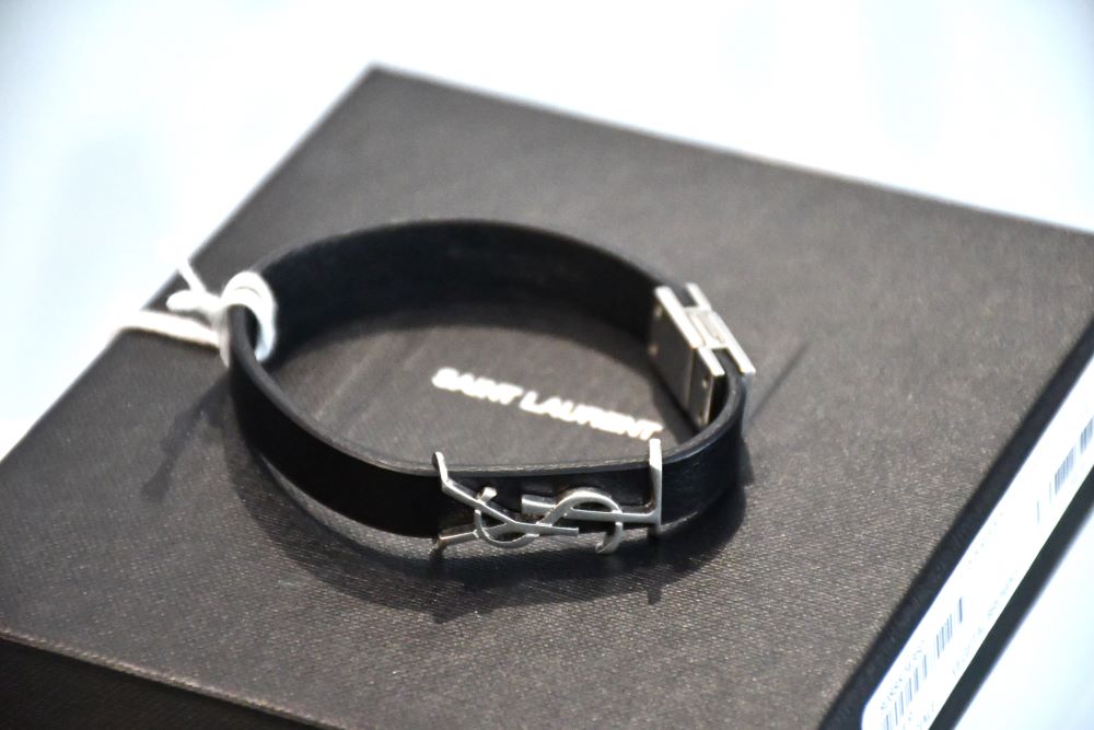 St Laurent YSL Bracciale Vegetal Browny Bracelet