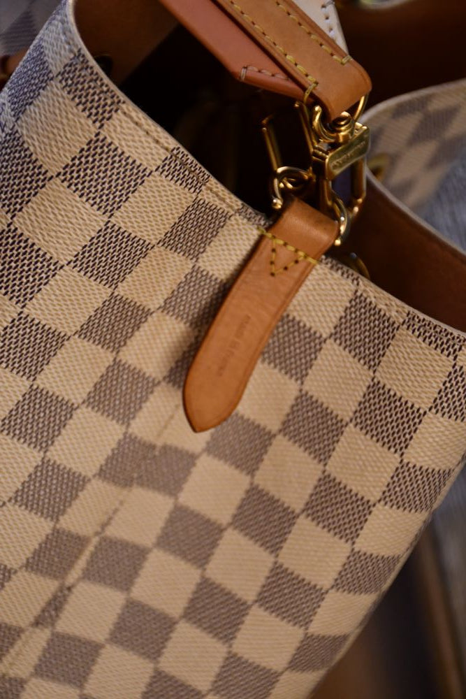 Louis Vuitton NeoNoe MM Damier Azur Bucket Bag