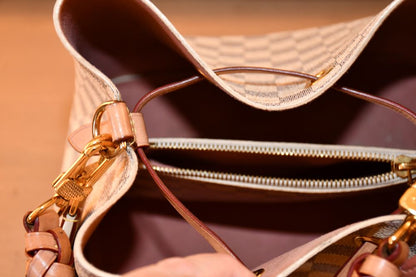 Louis Vuitton NeoNoe MM Damier Azur Bucket Bag