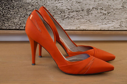 pre owned Alexander McQueen Lex Punk Watermelon Shoes 