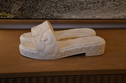 Valentino Atelier Tacco Heel PVC Slide Sandal (41)