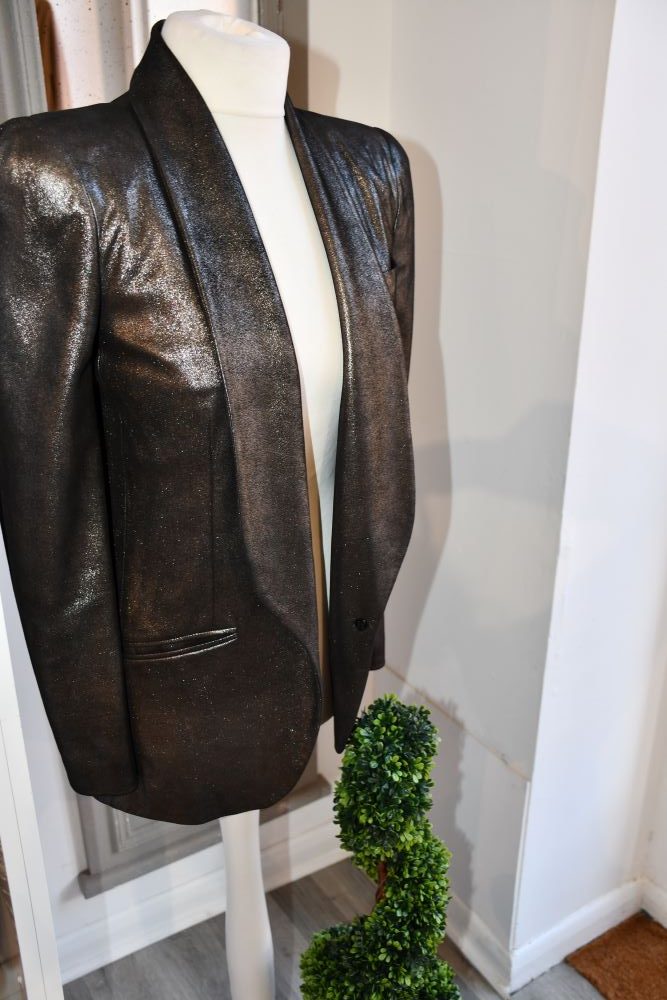 Alexander McQueen Leather Jacket (10/12) NOW £595