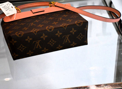 Louis Vuitton Locky BB Monogram Canvas and Rose Poudre Leather Crossbody