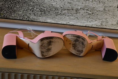 Gucci Pink Marmont GG Sandals (5.5)