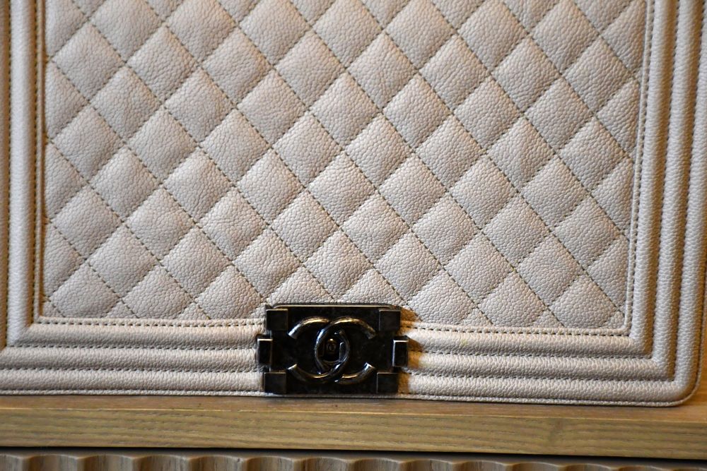 Chanel Boy Caviar Leather Medium Bag