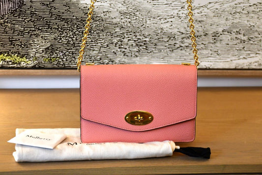Mulberry Small Sorbet Pink Leather Shoulder Bag. UNUSED