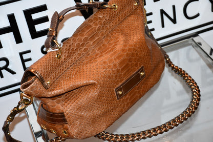 Mulberry Metallic Python Satchel NOW £695