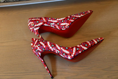 Louboutin Kate 100 Patent Ginzana Shoes (36)