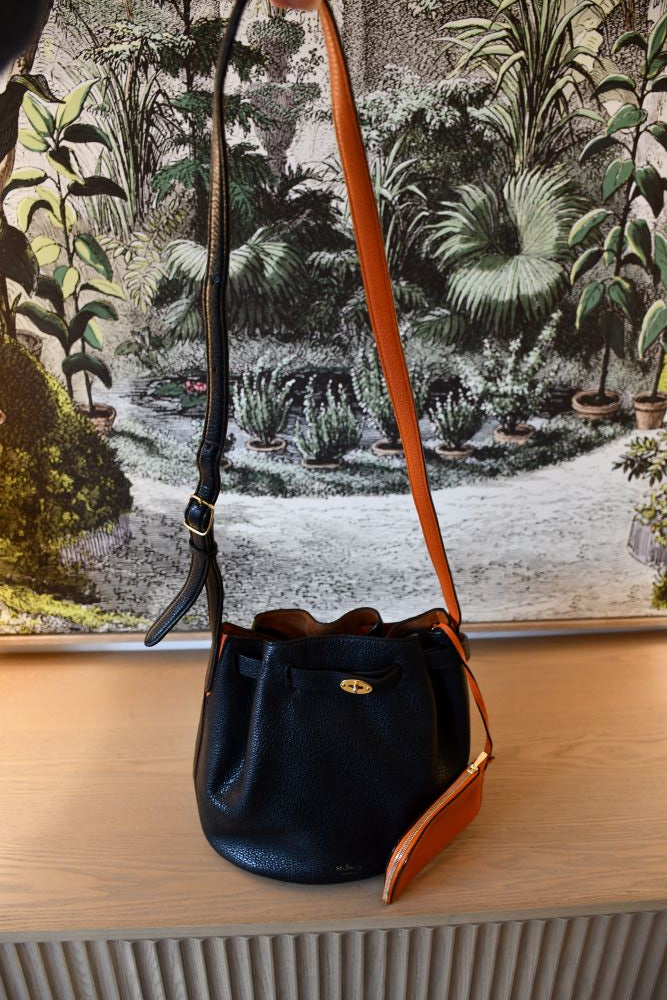 Mulberry Abbey Small Leather Bucket Bag