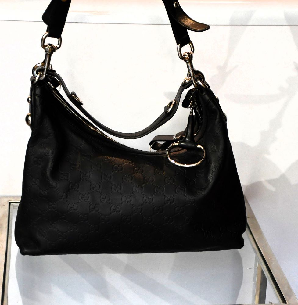 Gucci Leather top Hobo Bag