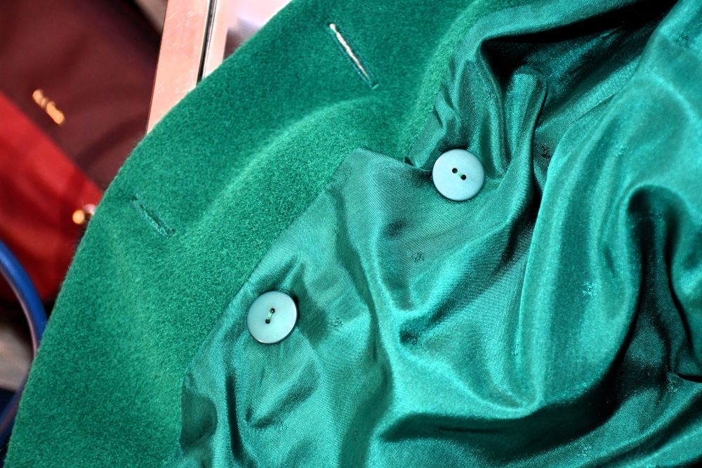 Chanel Vintage Green Wool Oversized Coat (10)