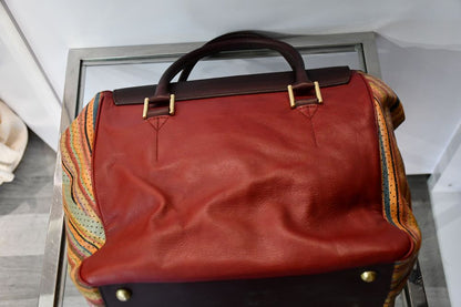 Paul Smith Large Burgundy Swirl Bag