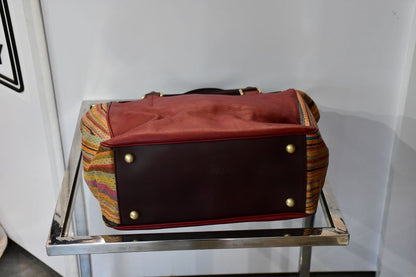 Paul Smith Large Burgundy Swirl Bag