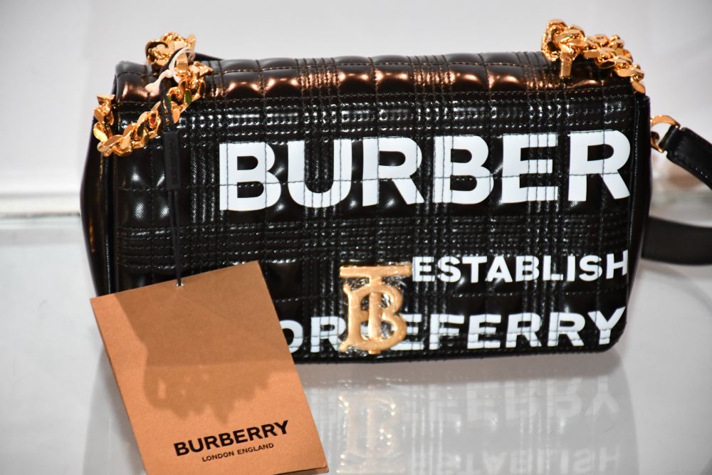 Burberry Lola Black Leather Crossbody Bag BNWT