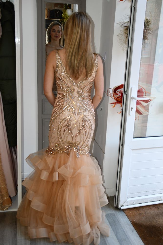 Rose gold clearance ball dress