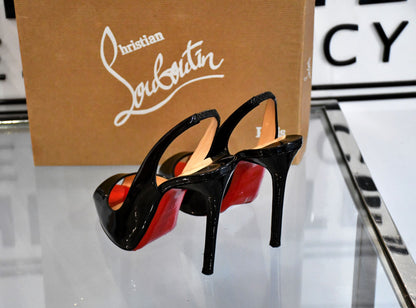 Louboutin Flo Sling 120 Shoes (37) NOW £295