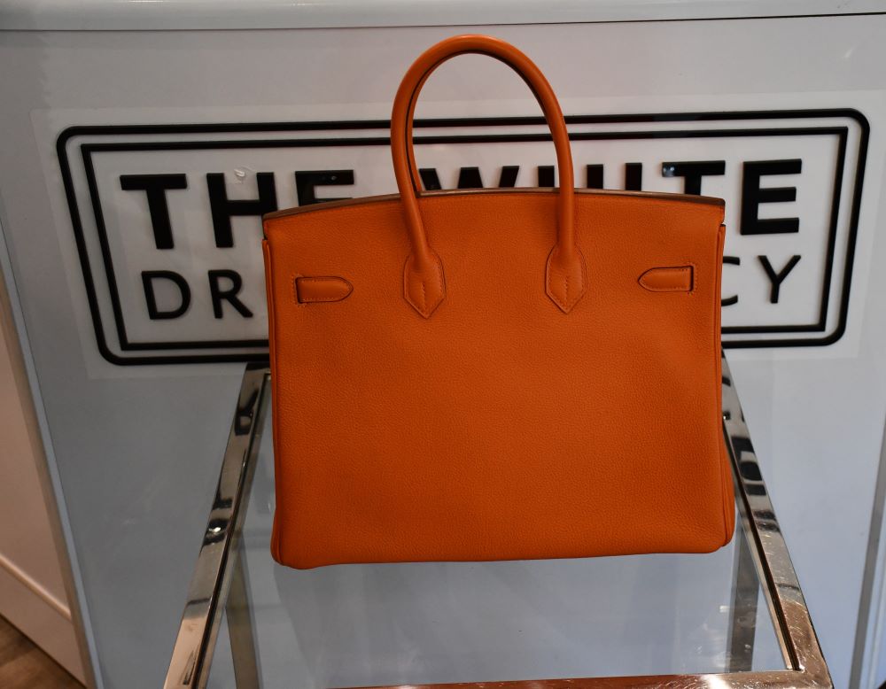 Hermes Birkin 35 Orange Bag UNUSED
