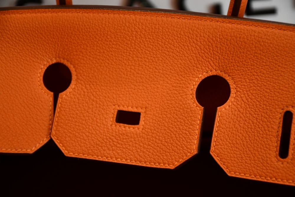 Orange birkin hot sale