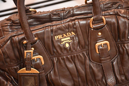 Prada Bauletto Gauffre Bag