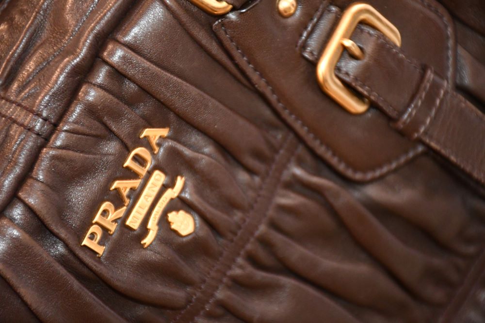 Prada Bauletto Gauffre Bag