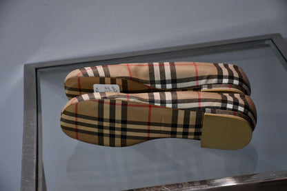 Burberry Vintage Check Joy Ballerina Flat Shoes (6.5) UNWORN