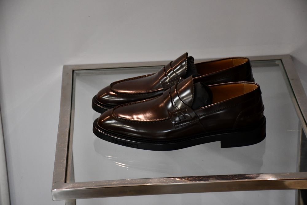 Burberry Elkerton Slip On Dark Brown Loafers (6.5) Unworn