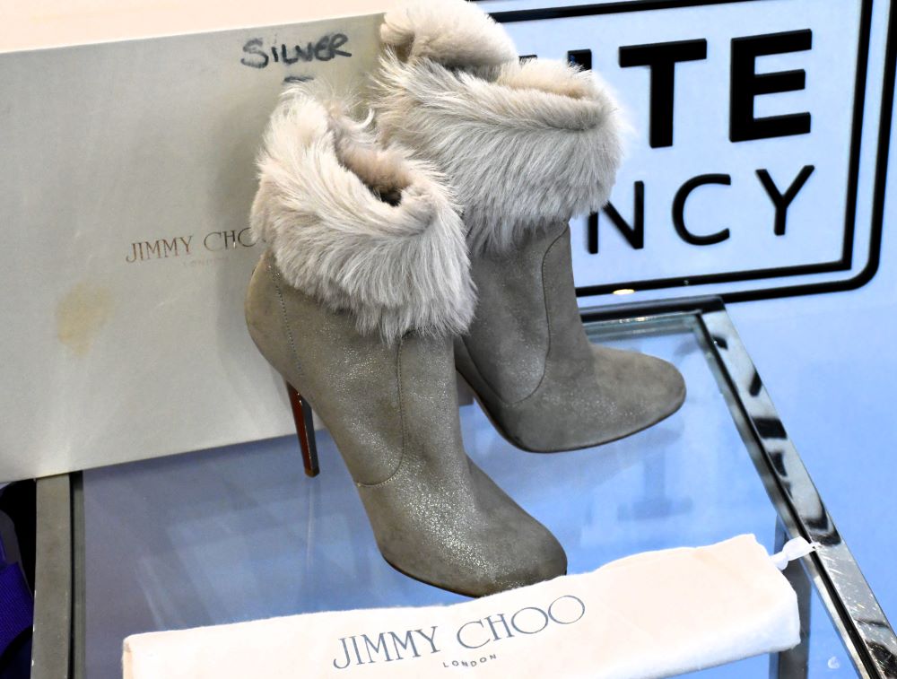 Jimmy Choo Shearling Shimmer Boots