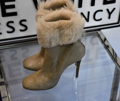 Jimmy Choo Shearling Shimmer Boots