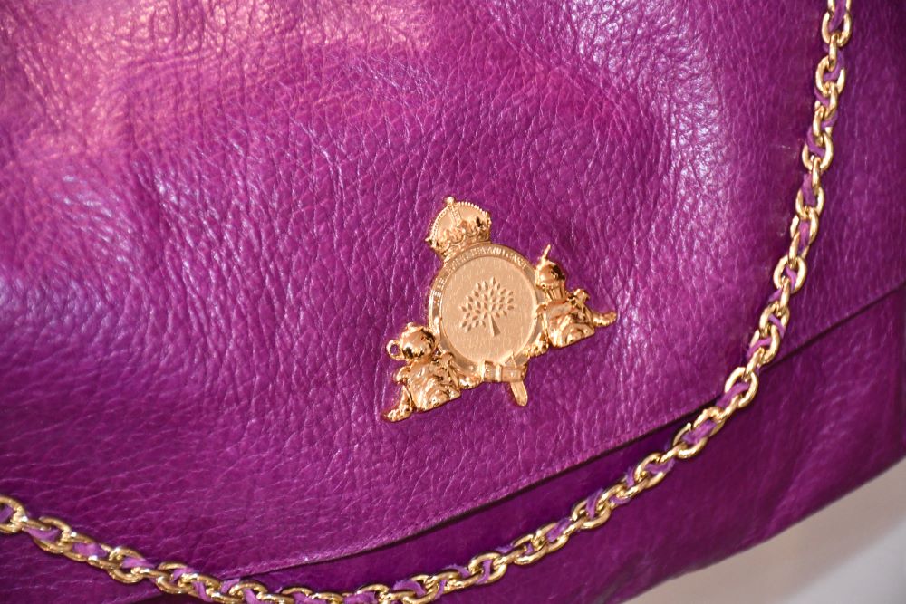 Mulberry Large Margaret Purple Bag