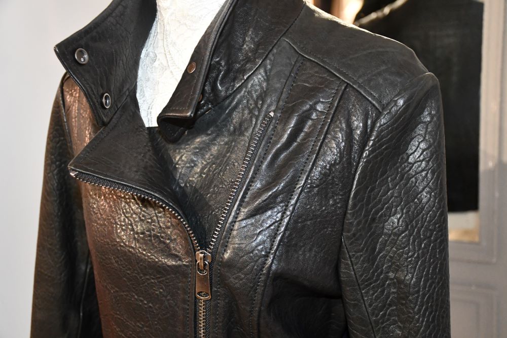 Max mara weekend leather on sale jacket