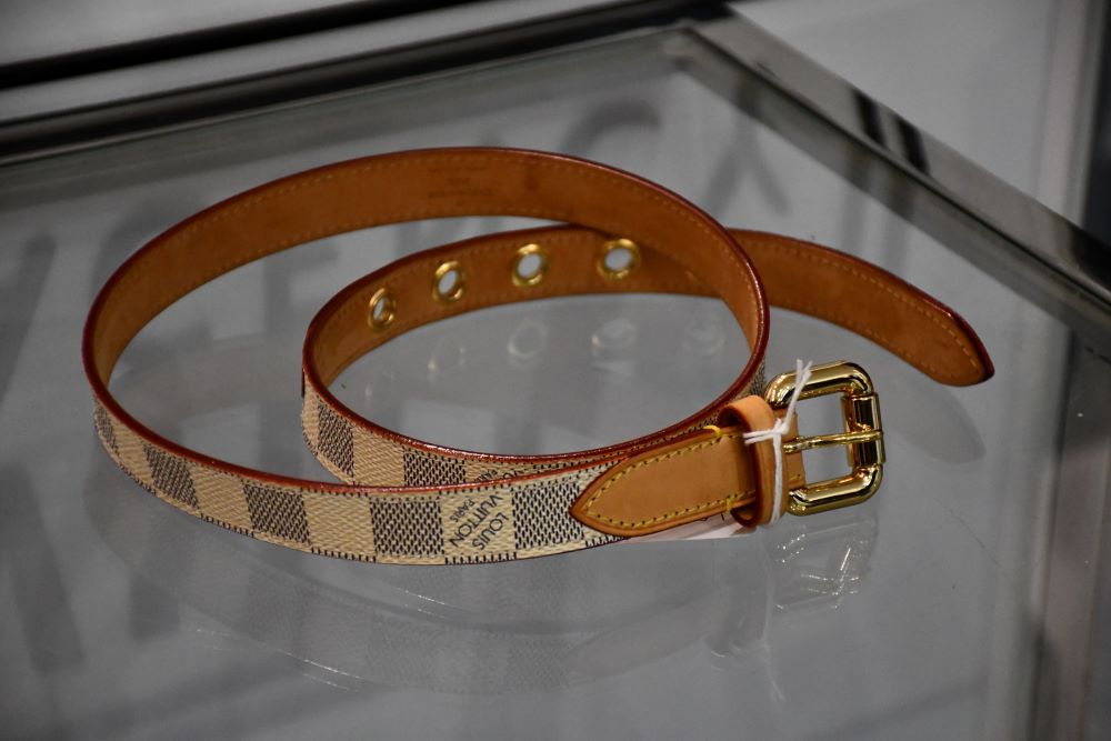 Louis Vuitton Damier Azur Belt