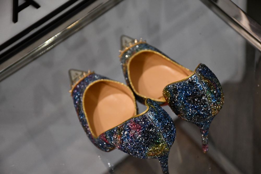Louboutin sparkle shoes sale