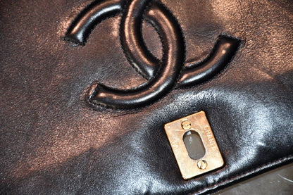 Chanel Classic Single Flap Black Lambskin Bag